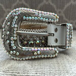 B. B. Simon Studded and Rhinestoned Belt